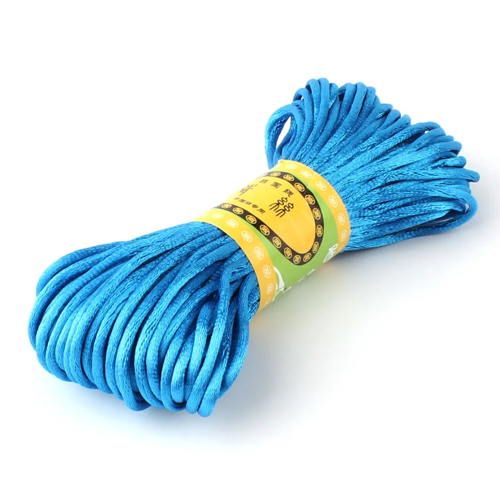 KEEP& GROW 5 шт. 20 м/лот алтасные Шнуры DIY шнур для шнура нейлоновая веревка аксессуары и результаты для ребенка Подвеска с силиконовыми бусинками ювелирный шнур - Цвет: 34