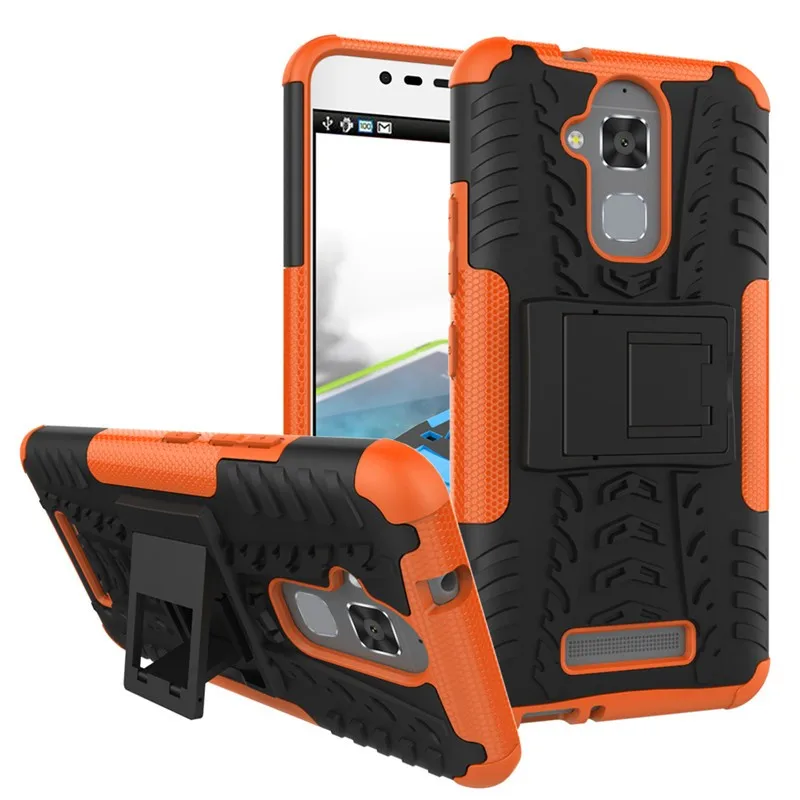 For Asus Zenfone 3 Max ZC520TL TPU & PC Dual Armor Capa with Stand Hard Silicone Cover For Asus Zenfone 3 Max ZC520TL Phone Case (24)