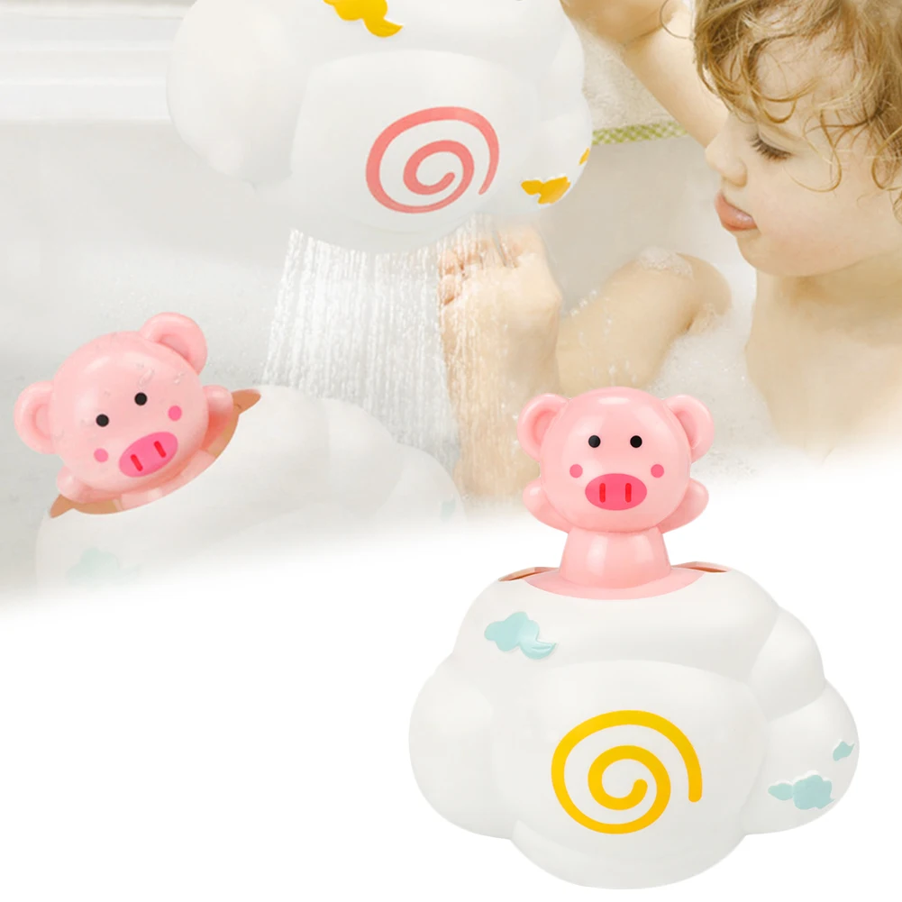 Детские игрушки для ванной Милая свинья и облако форма Детская ванная комната дождевые инструменты детские пластиковые игрушки для купания