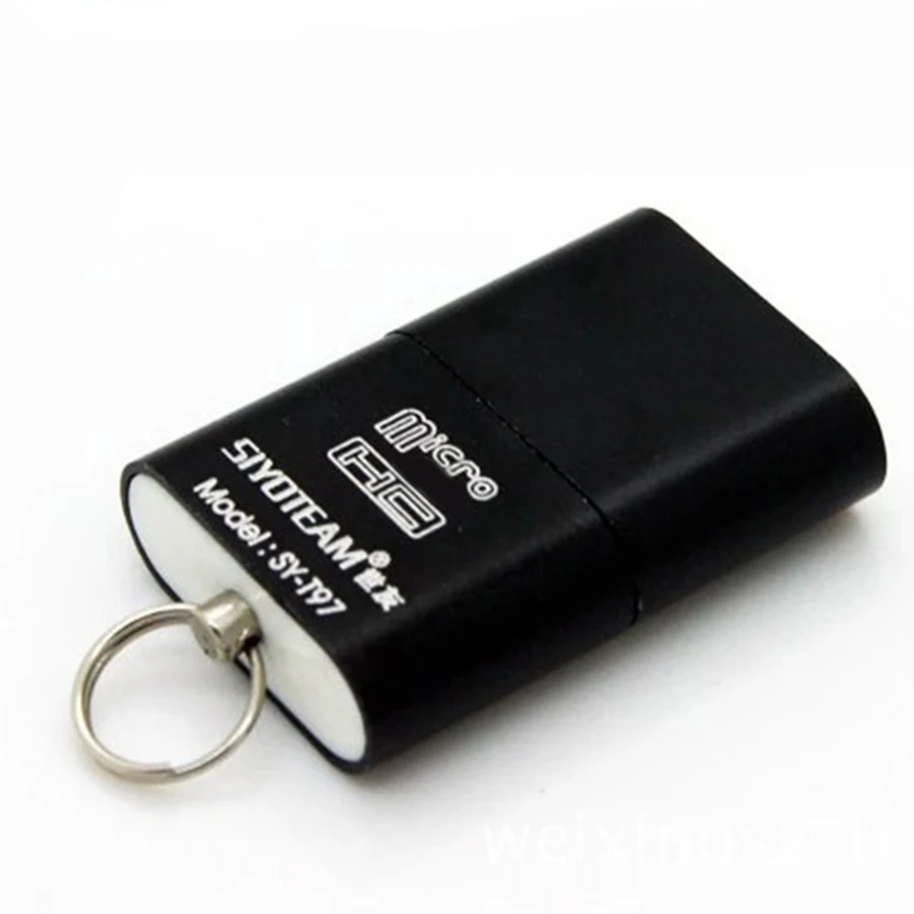 2 шт портативный USB 2,0 Micro TF T-Flash устройство для чтения карт памяти адаптер флэш-накопитель флэш-память черный