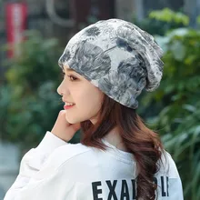 Новинка, женские спортивные шапочки с граффити, осенне-зимние шапки, шарф, шапка для тенниса, йоги, пляжа, шапки для взрослых, унисекс, шапки для бега, маска