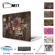 MTT чехол для Macbook Pro retina 13 15 дюймов с сенсорной панелью с буквенным принтом сумка для ноутбука рукав для macbook air 11 13 12 ''чехол