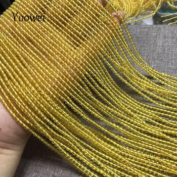 

Yoowei New 3mm Diy Amber Beads Wholesale 40cm Chain Genuine Baltic Amber Small Tiny Chic Round Loose Beads for Jewelry Making