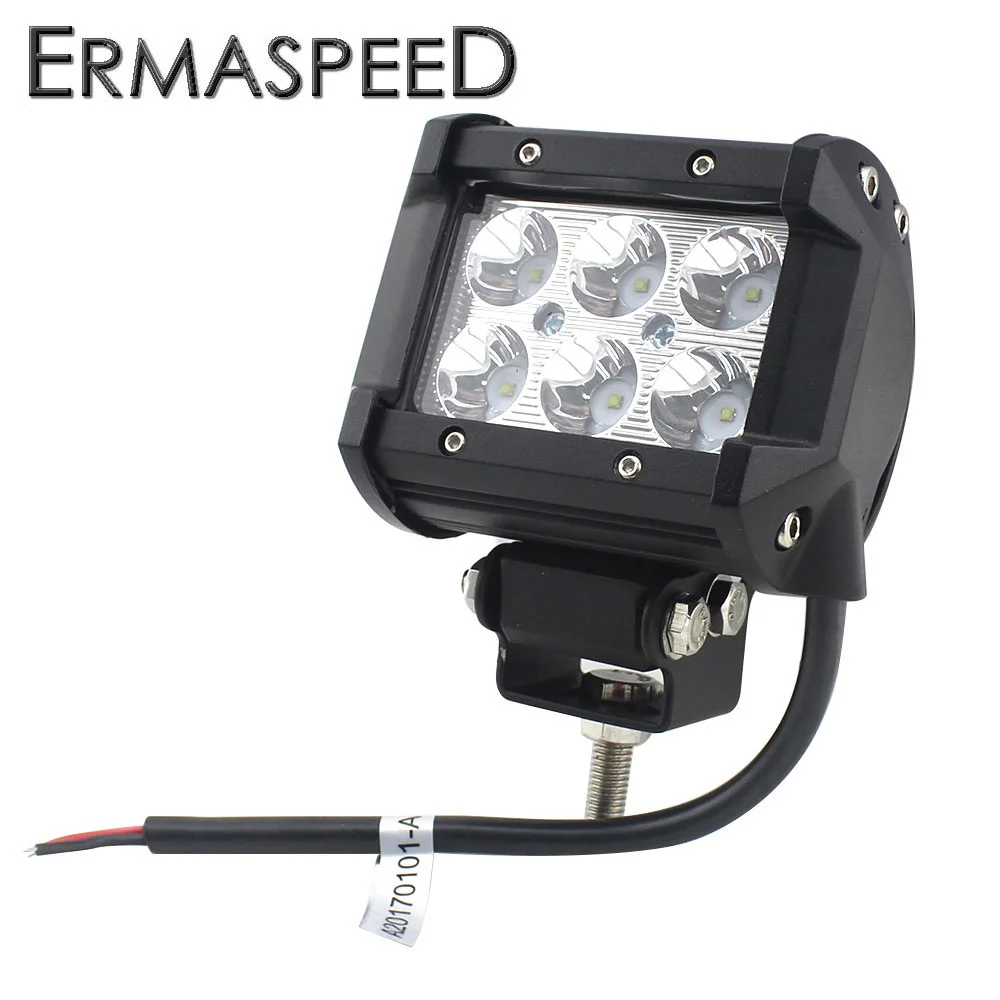 

Universal Motorcycle 12-30V 18W 6pcs*3W intense Cree chips LED Daytime Driving Running Light Waterproof for Cars With 12-30V