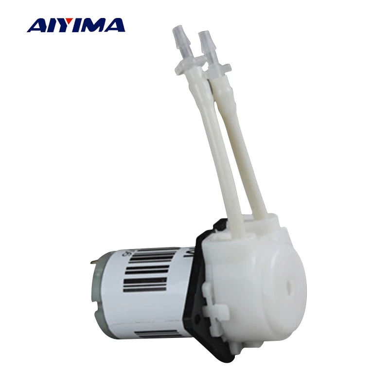 Aiyima Micro Peristaltic Liquid Pump DC12V Metering Small Water Pumps