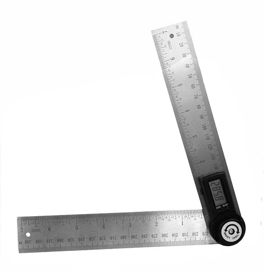 200 мм цифровая угловая линейка угломер из нержавеющей стали угломер Гониометр электронный инструмент для измерения угла