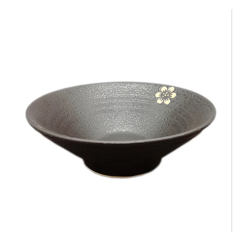 RSCHEF 1 pcs Black douli large bowl of rice noodle bowl of Japanese noodle soup bowllarge bowl