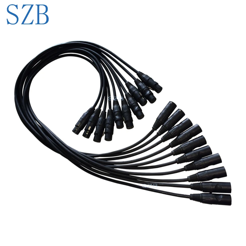 

1 Meter length 3-pin dmx in and out signal Connection DMX CABLE 3.5ft XLR for Stage Moving Head Fogger 10pcs/lot/SZB-AC008