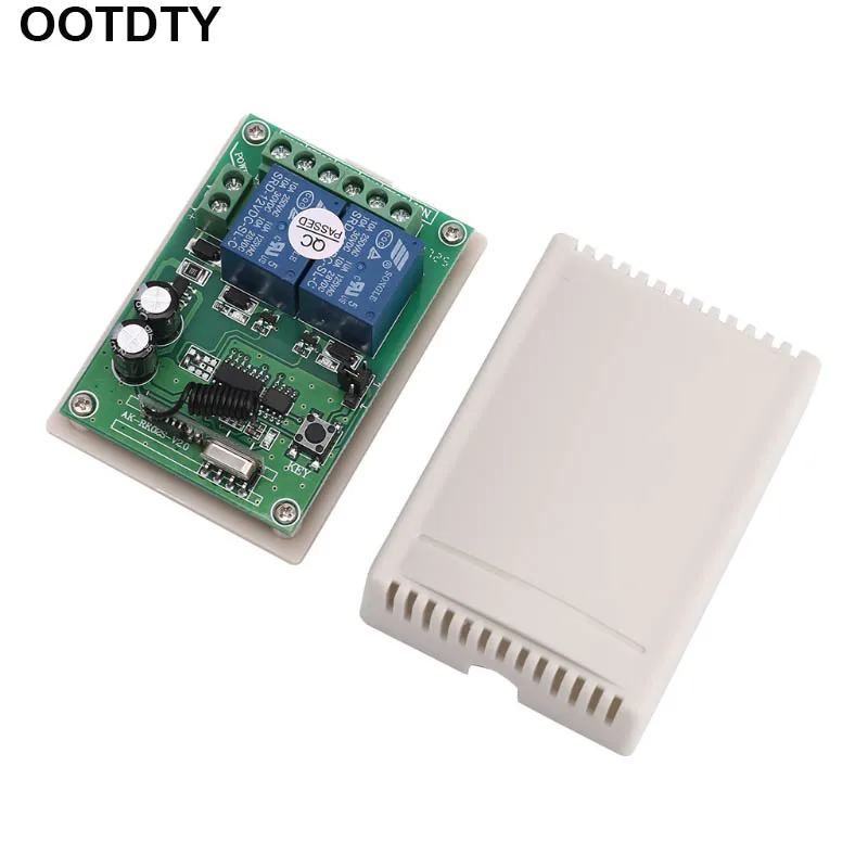 

DC 12V 2 Channel RF 433MHz Wireless Remote Control Switch Relay Receiver Module