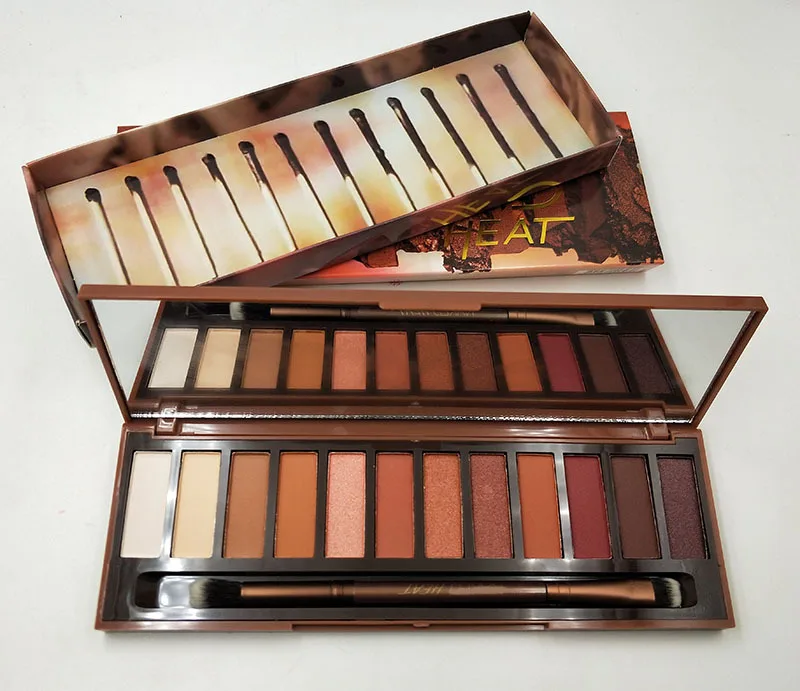 

Professional cosmetic 12 Colors Make up Eye Shadow Urban Palette Nude NK flame Comes with brush