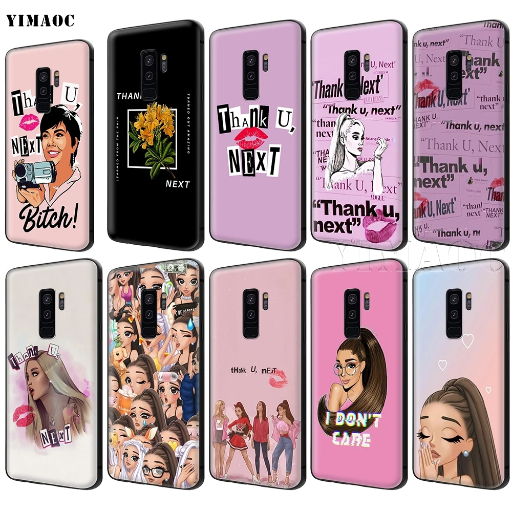 

YIMAOC Thank U Next Ariana Grande Case for Samsung Galaxy A7 A8 A9 A10 A20 A30 A40 A50 A70 M10 M20 M30 S10 S10e J6 Plus