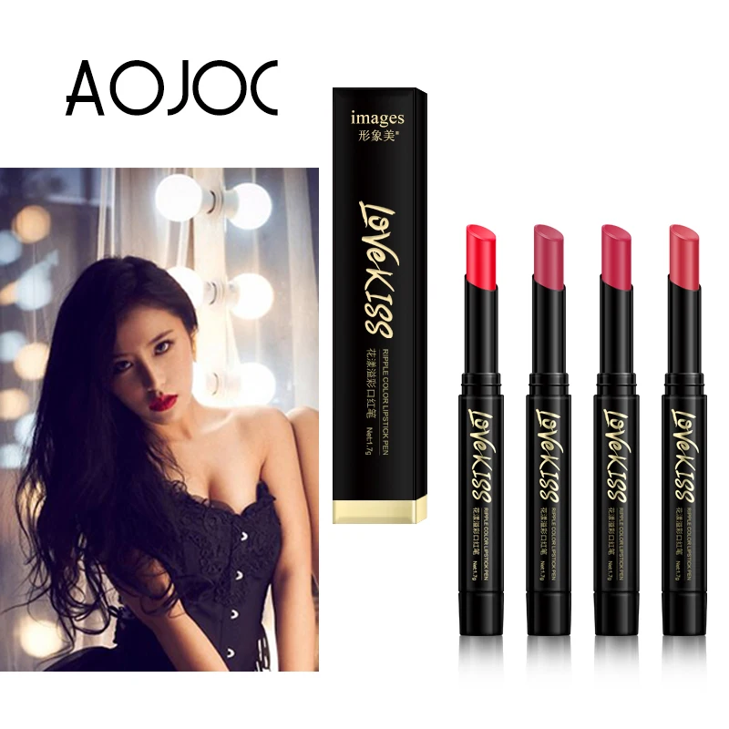 

2018 New Sexy Color Beauty Red Lips Baton Matte Velvet Lip Stick Waterproof Makeup Pigment Brown Nude Matte Lipstick Pencils kit