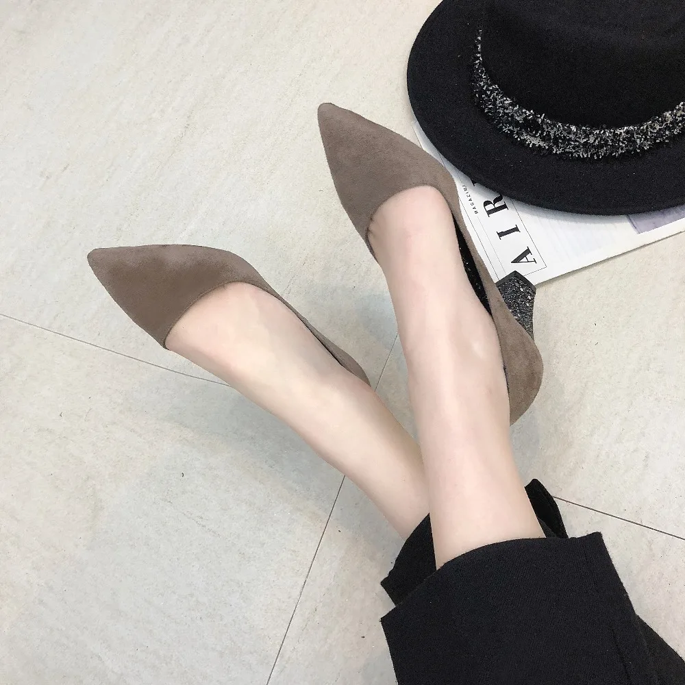 Women Pumps High Heels Shoes women casual Pointed Toe ladies Shallow Party Wedding Pumps women shoes Mujer plus size 35-40#238