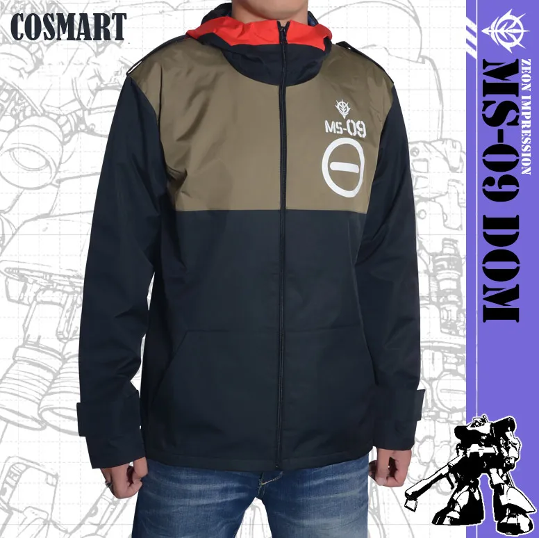 

Mobile Suit Gundam Unicorn Banshee MS-09 DOM Impression Long Sleeve Shirt Uniform Cosplay Costume S-XL Free Shipping