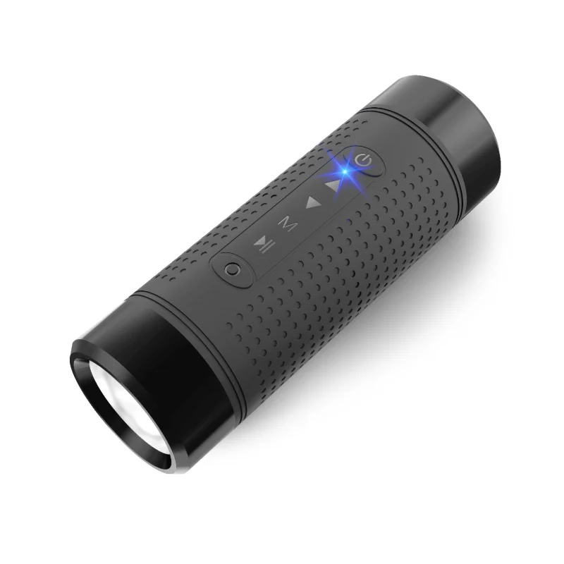 

OS2 Wireless Speaker Portable Bicycle Speaker Outdoor Bluetooth Speaker with Power bank Flashlight Support TF Card AUX FM