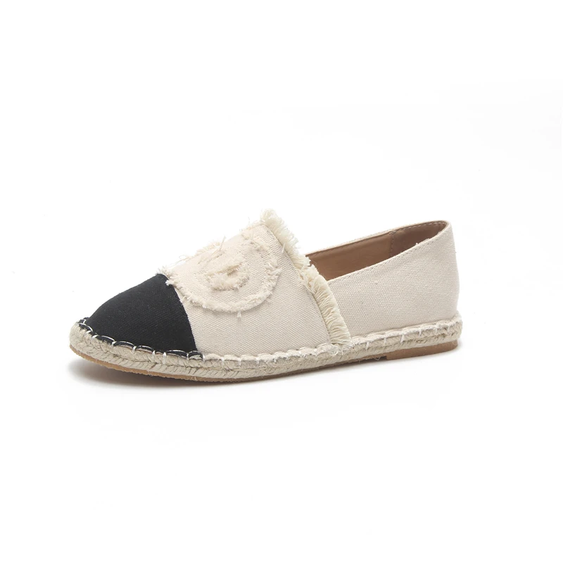 

Luxury Design Spring ladies Espadrilles Casual Cozy round toe slip on Famous Brand Lazy Women fishman Shoes New outdoor Flats