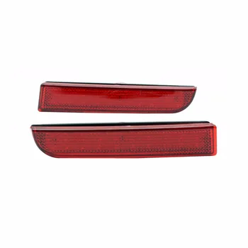 

For 2008-2013 2014 Mitsubishi Lancer Red Lens LED Bulbs Car Styling Warning Rear Bumper Reflector Brake Light Stop Fog Lamp