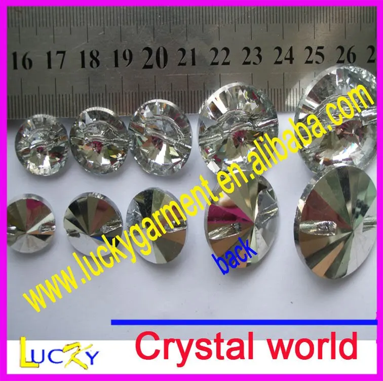 

25mm 5000pcs fashion crystal button,sew on button,sew on crystal shine as austria rhinestone button 3015