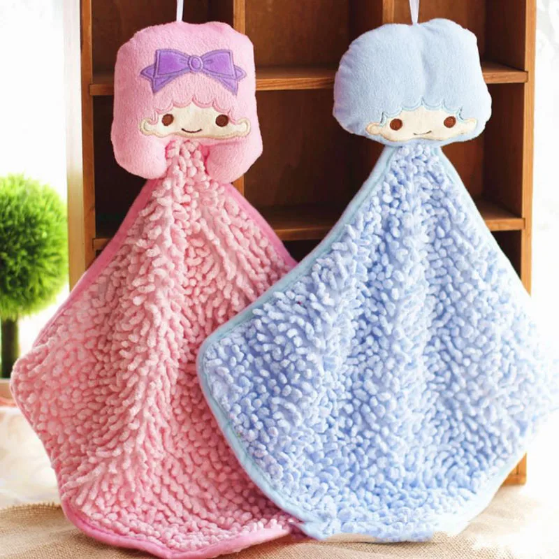 

1 Pc Kawaii Cartoon Little Twin Stars Plush Hand Towel Stuffed Handkerchief Kids Gift Plush toys