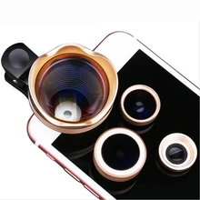 4in1 линзы с рыбий глаз Широкий формат макро 3X телеобъектив для motorola e398 doogee x5 max x6 elephone s7 gooweel nexus 5 gionee m6