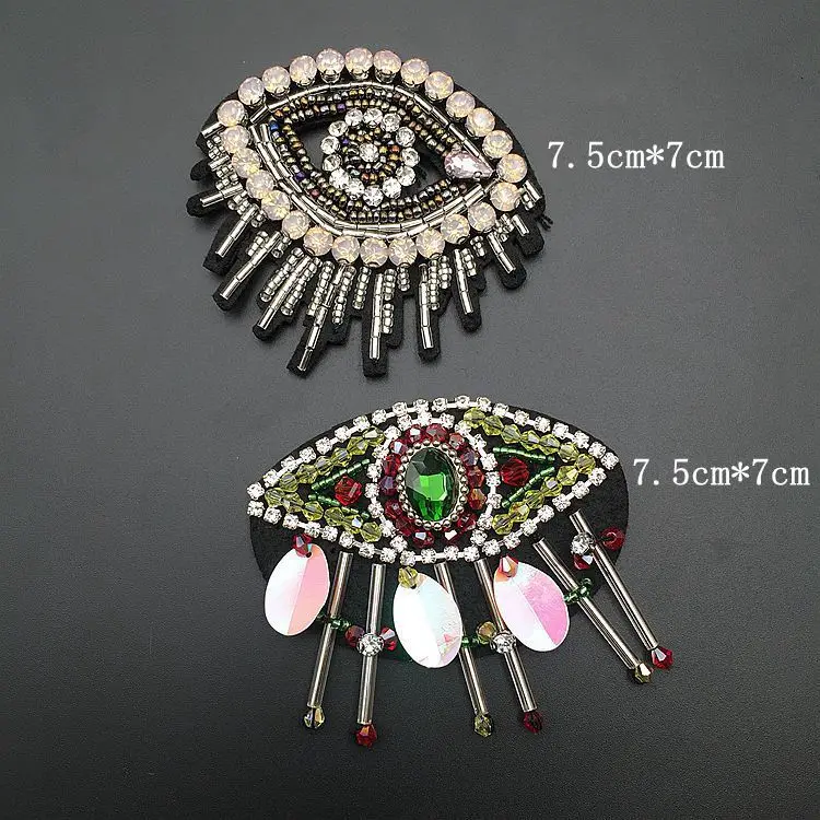 beaded rhinestone patches 12