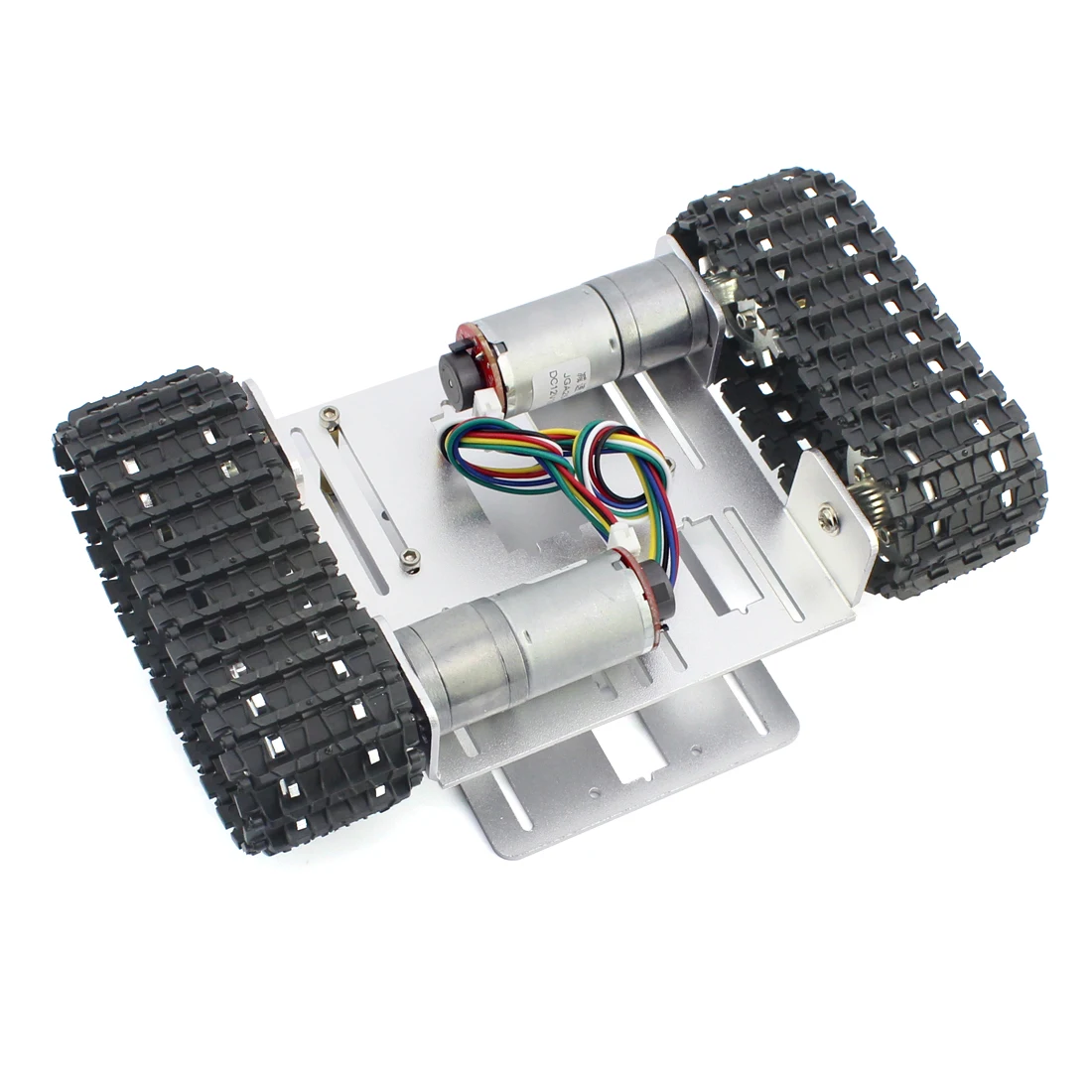 

Aluminium Alloy Tank Intelligent Crawler Robotic Chassis Bottom for DIY Kits RC Racing Robot Car Accessory