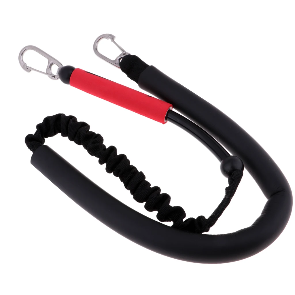 

Heavy Duty 40' Kitesurfing Kiteboarding Leash Safety Harness Gear Equipment Slider Release Kite Leash Carabiner Hook