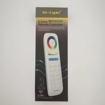 

Mi Light 2.4G wireless 8 Zone RF dimmer FUT089 remote RGBWW RGB+CCT 5 in 1 led controller for RGB+CCT LED strip bulb lamp