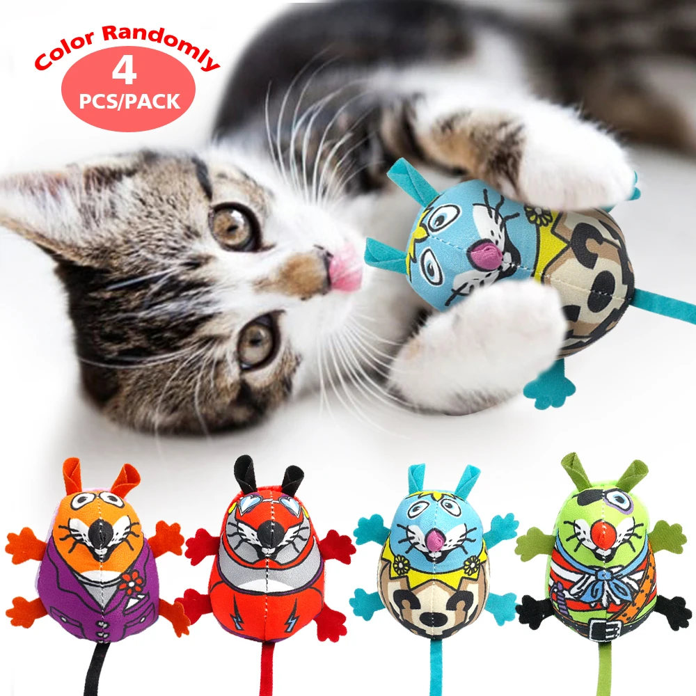 Buy Funny Mouse Cat Toy Cartoon Catmint Mouse Cat Toys