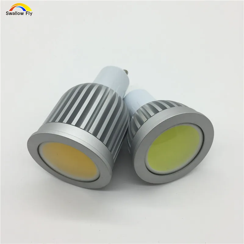 

10pcs GU10 AC110V 220V 5W 7W 9W LED COB Spotlight lights Bulbs Lamp Warm white and Cool white LED Spot lighting AC85~265V