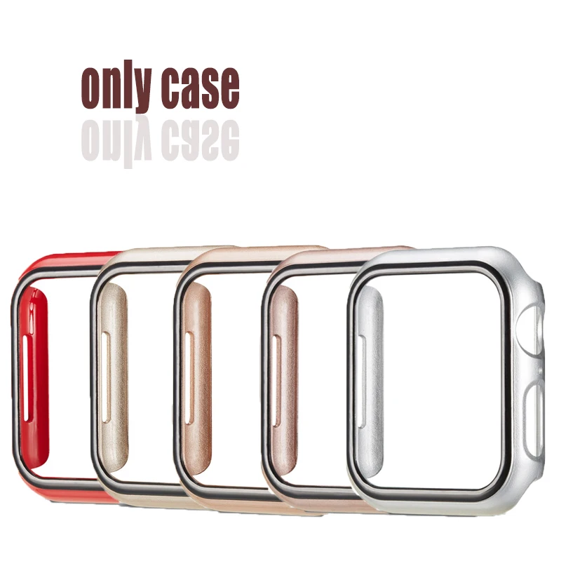 

Compatible for Apple Watch 4 44 mm Gloss PC bumper Case Anti-Drop Fashion Protective Case for iWatch series 4 40mm Watch case