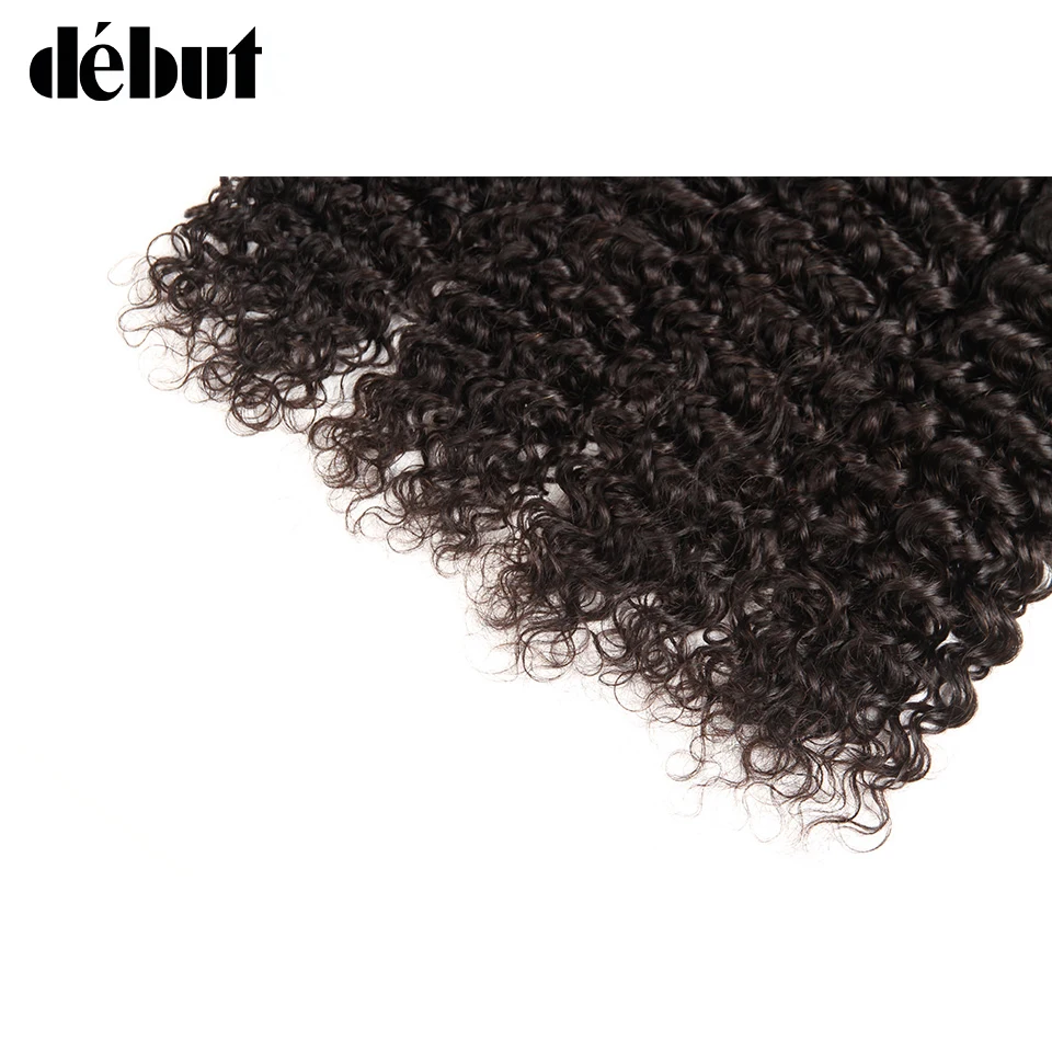 Polegada pacotes com frontal cabelo brasileiro tecer