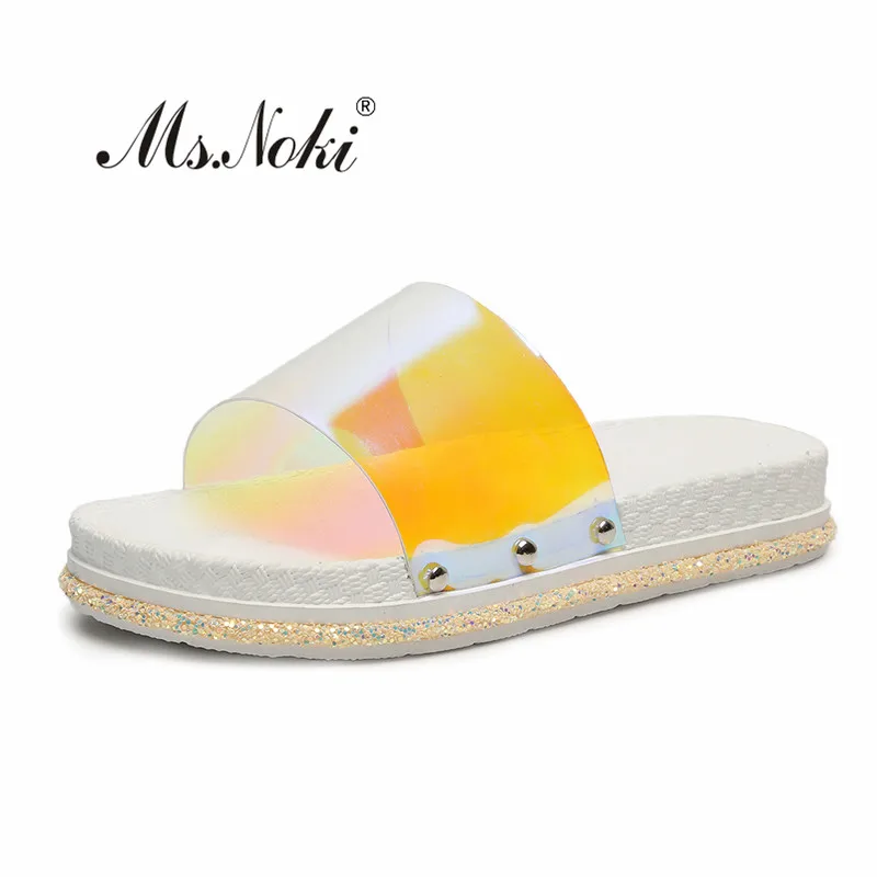 

Wedge Beach Flip Flops High Heel Slippers For Women outside slipper flat with platforms ladies slides summer solid woman slipper
