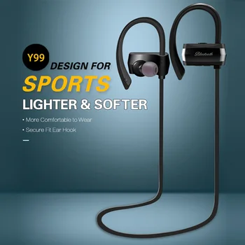 

Bluetooth Headset Stereo in-Ear Earphones Wireless Sports Rear-Mounted Noise Reduction Headphones Nano Coating Waterproof