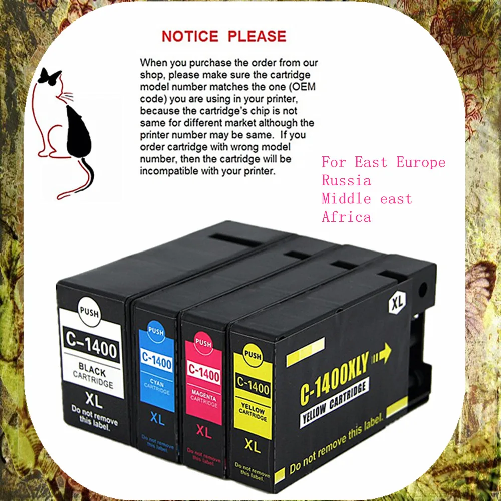 For Canon PGI 1400 compatible cartridge for Canon MAXIFY M B 2040 MAXIFY M B 2340