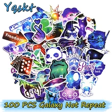 Hot Sale 100 Pcs Galaxy Stickers Graffiti Sticker for Laptop Luggage Fridge Car Styling Bike Accessories Cool Stickers
