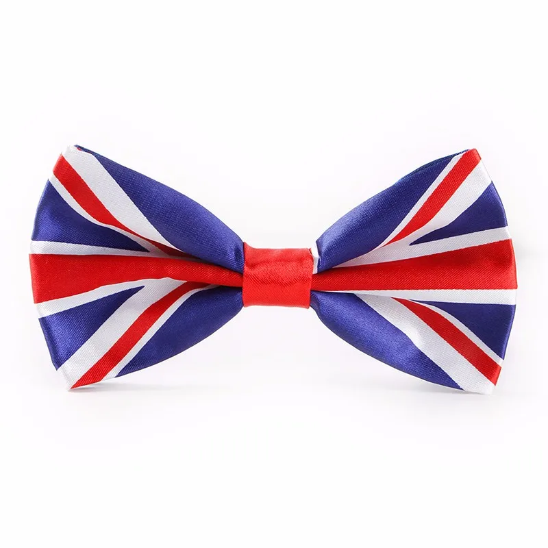Модный галстук-бабочка, американский/американский флаг, Британский/британский флаг, мужские галстуки с принтом, женские, унисекс, вечерние, пабы, выпускной костюм, украшение, бабочка