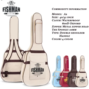 

40 / 41" Guitar Case Thicken Folk Flattop Balladry Steel-string Acoustic Classical 40 41 Waterproof Guitarra Bag Case Backpack