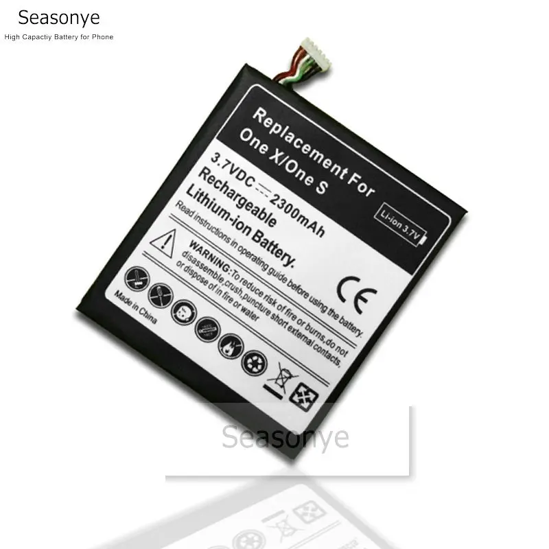Запасной литий полимерный аккумулятор Seasonye BJ83100 2300 мАч для HTC One X G23 S S720e Z520e Z520d S728e