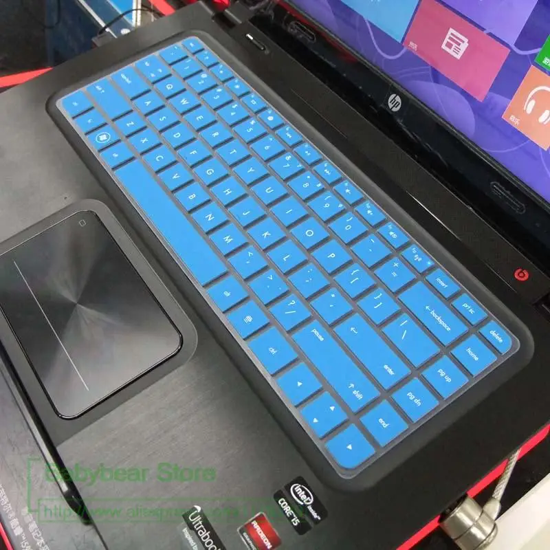 Силиконовый чехол для клавиатуры HP pavilion G4 ENVY 4 6 1000 DV4 CQ45 CQ43 hp 450 2000 431 | Компьютеры и