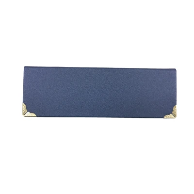 Портативная Высококачественная коробка для солнцезащитных очков, модный Чехол для очков для женщин, твердая квадратная складная коробка ручной работы для мужчин - Цвет: Королевский синий