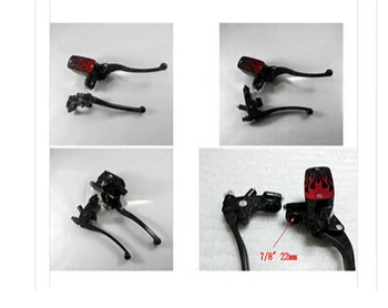 

7/8" 22mm Handlebar Flame Reservoir Brake Clutch Levers For Honda Shadow Spirit Sabre Aero ACE Steed VLX 400 600 1100 DLX