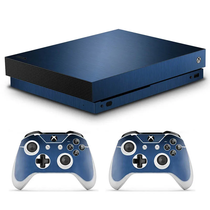 Полный набор лицевых пластин наклейки специальной секции для Xbox One X консоли и два