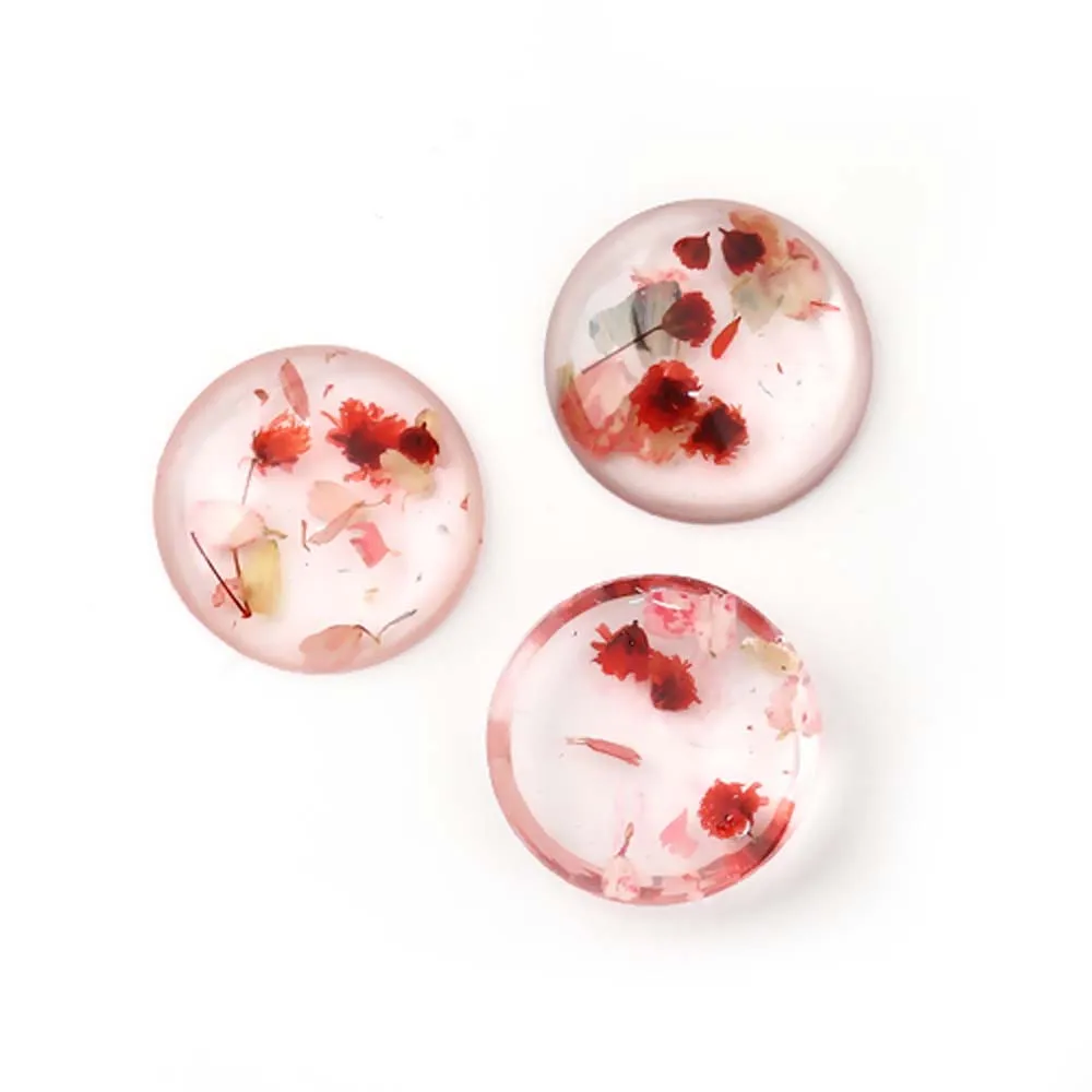 

5/10PCs Transparent Yellow Flower Multi-cut Square Resin Patch Cabochon Embellishment DIY Jewelry Findings Fit Base Settings