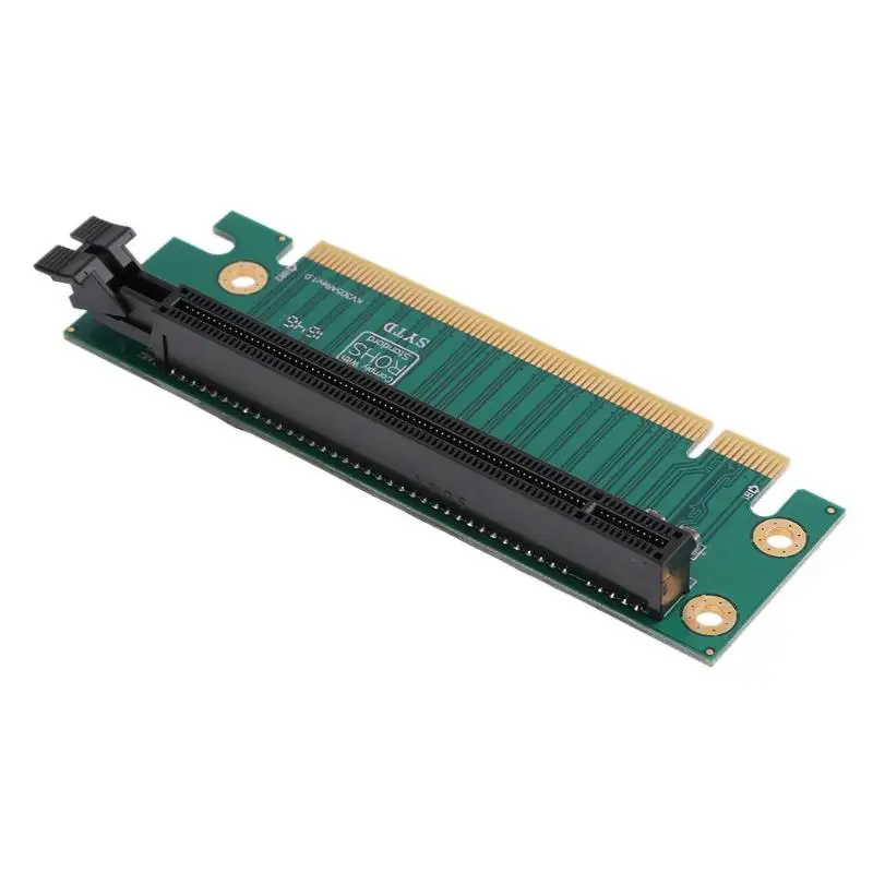 VODOOL PCI-E PCI Express 16X90 градусов адаптер Riser Card для 2U чехол для компьютера корпус ПК конвертер расширения карты компоненты