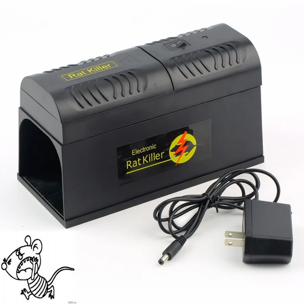 

Electric Mouse Rat Trap Mouse Killer Electronic Rodent Mouse Zapper Electrocute Mana Kiore Home High Voltage Alarm Self Defense