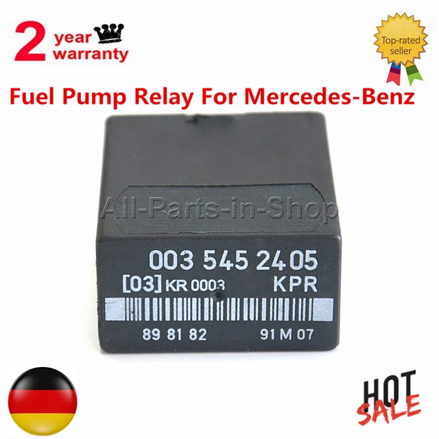 Kraftstoff Pumpe Relais 0035452405 0025455205 0035451705 Für Mercedes-Benz  W124 W126 W201 190E 260E 300E 300CE 300SE 300TE 300SEL 1987 - AliExpress