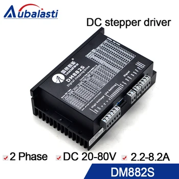 

2 phase DC stepper motor driver leadshine DM882S DC 20-80V 8.2A 0.1A stepper driver use for cnc engraver and cutting machine