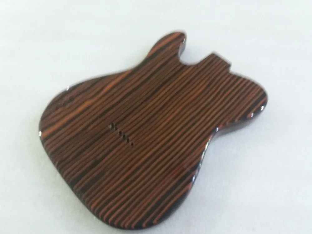 Готовый корпус для электрической гитары zebra wood отличные части TL style|Детали и