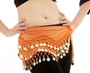 2022 High Quality New Cheap Belly Dancing Costume Hip Belt 128 Coins Belly Dance Waist Scarf for Women 13 Colors Available ► Photo 2/6